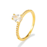 TEAR DROP RING | GOLD
