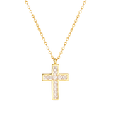 EDEN CROSS NECKLACE | GOLD