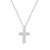EDEN CROSS NECKLACE | SILVER