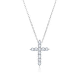 MARY CROSS NECKLACE | SILVER