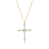 GRACE CROSS NECKLACE | GOLD