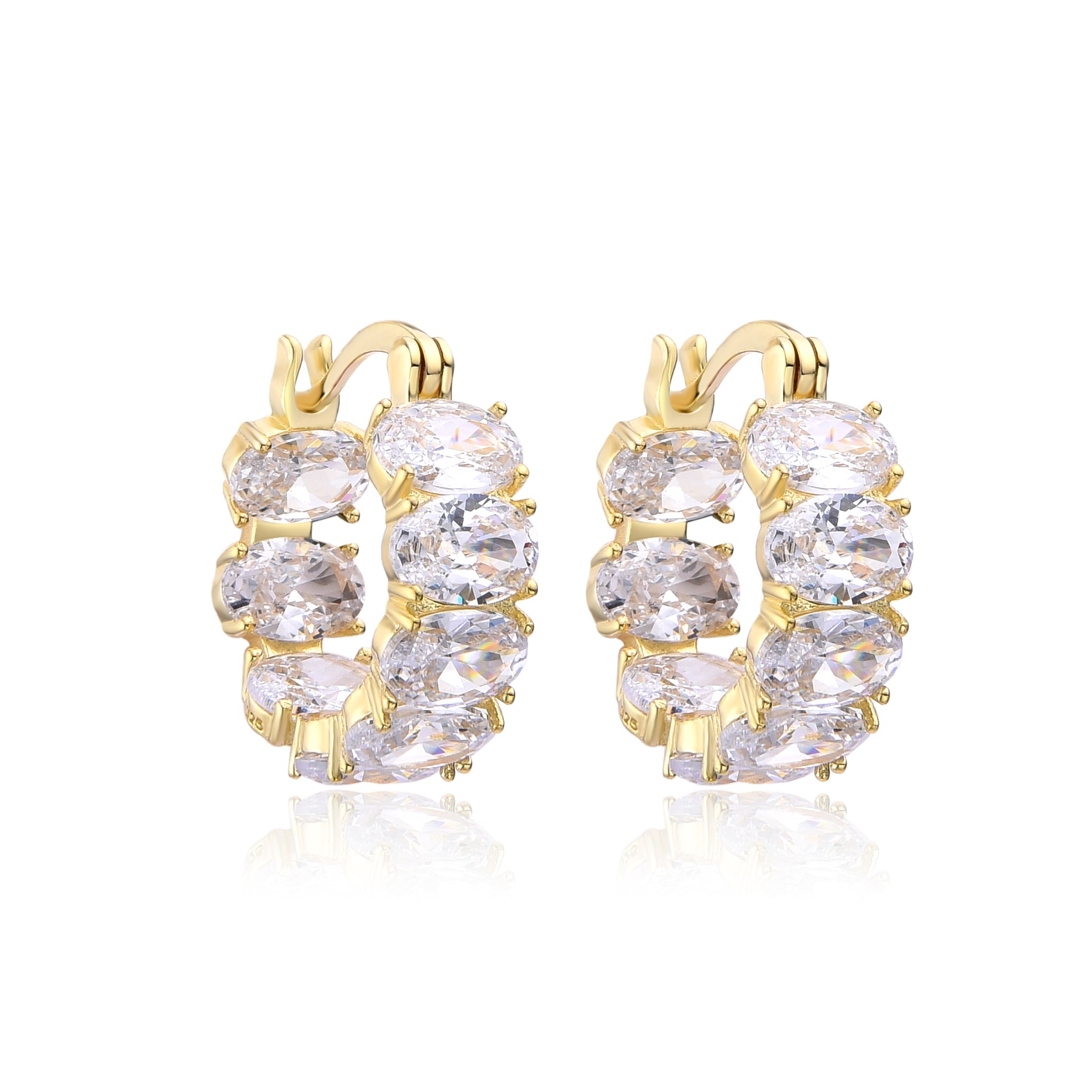 KRISTEN HOOPS GOLD – - Main Image