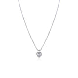 VERA HEART NECKLACE | SILVER