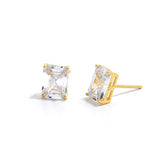EMERALD STUDS | GOLD