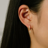 HOPE CROSS EARRINGS | GOLD