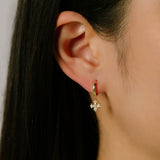 EMILY DANGLE EARRINGS | GOLD