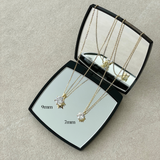 SOLITAIRE 7MM NECKLACE | GOLD