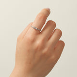 BAGUETTE RING | SILVER