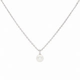 Ariel Pearl Necklace | Silver