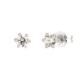 SOLITAIRE STUDS 6 CLAWS | 4mm | SILVER