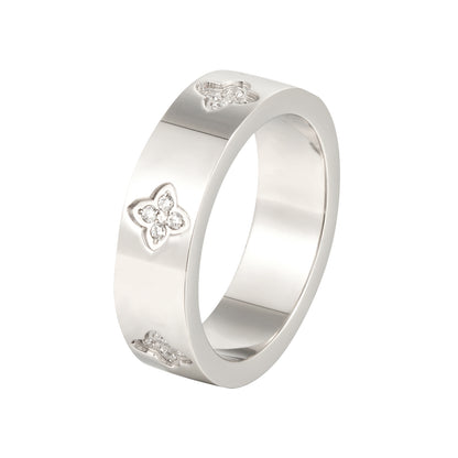 CLOVER RING | SILVER