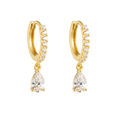 IRIS DANGLE EARRINGS | GOLD