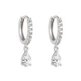 IRIS DANGLE EARRINGS | SILVER