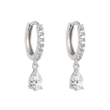 IRIS DANGLE EARRINGS | SILVER