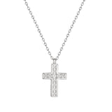 EDEN CROSS NECKLACE | SILVER