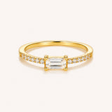 Baguette Ring | Gold
