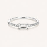 Baguette Ring | Silver