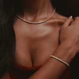Cecilia Tennis Bracelet | Gold