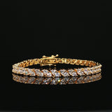 Cecilia Tennis Bracelet | Gold