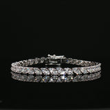 Cecilia Tennis Bracelet | Silver