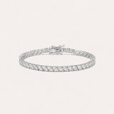 Cecilia Tennis Bracelet | Silver