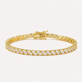 Cecilia Tennis Bracelet | Gold