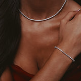 Celeste Tennis Bracelet 2.5mm | Silver