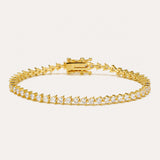 Celeste Tennis Bracelet 2.5mm | Gold