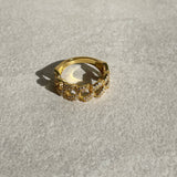 Chain Diamond Ring | Gold