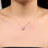 Cherry Heart Necklace | Silver
