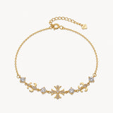 Chrome Heart Bracelet | Gold