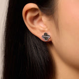 Clover Earrings | Silver