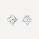 Clover Earrings | Silver