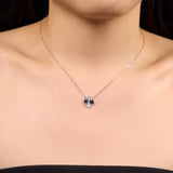Clover Necklace | Silver