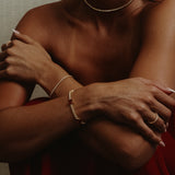 Rouge Tennis Bracelet | Gold