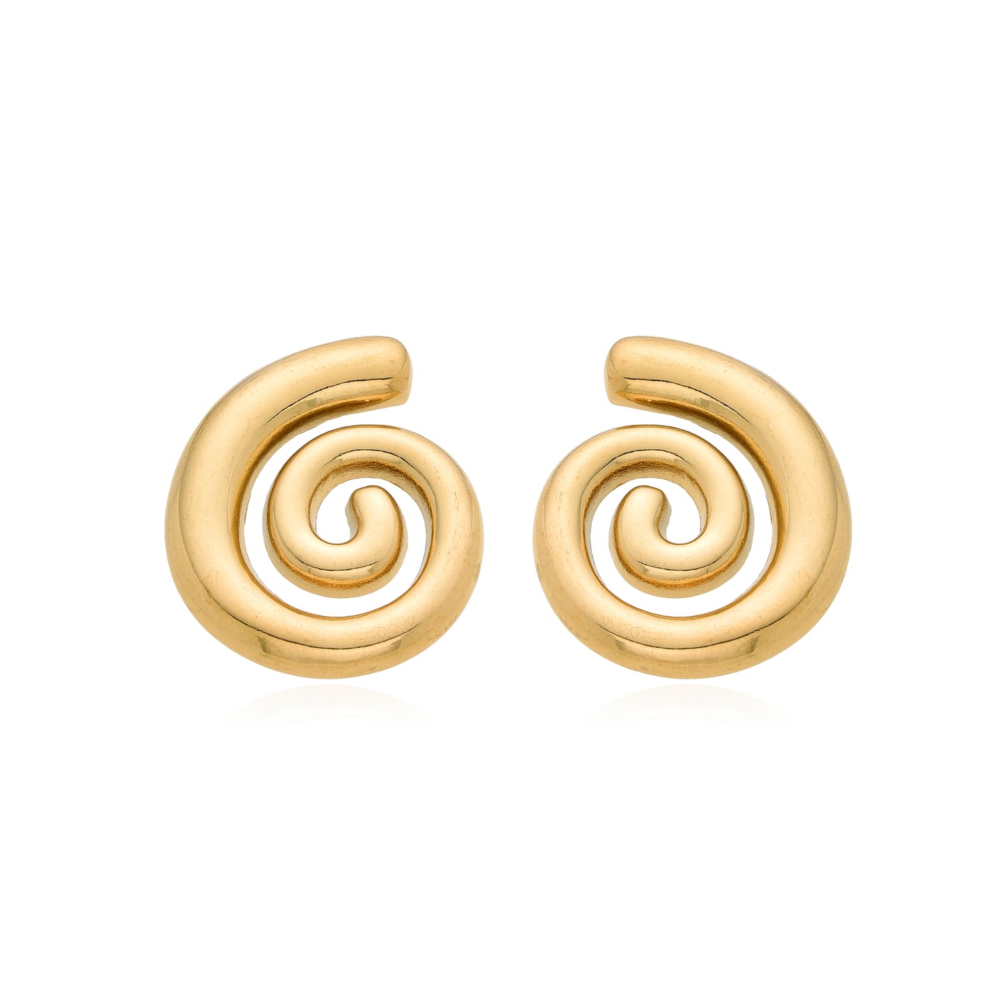 SWIRL EARRINGS | GOLD
