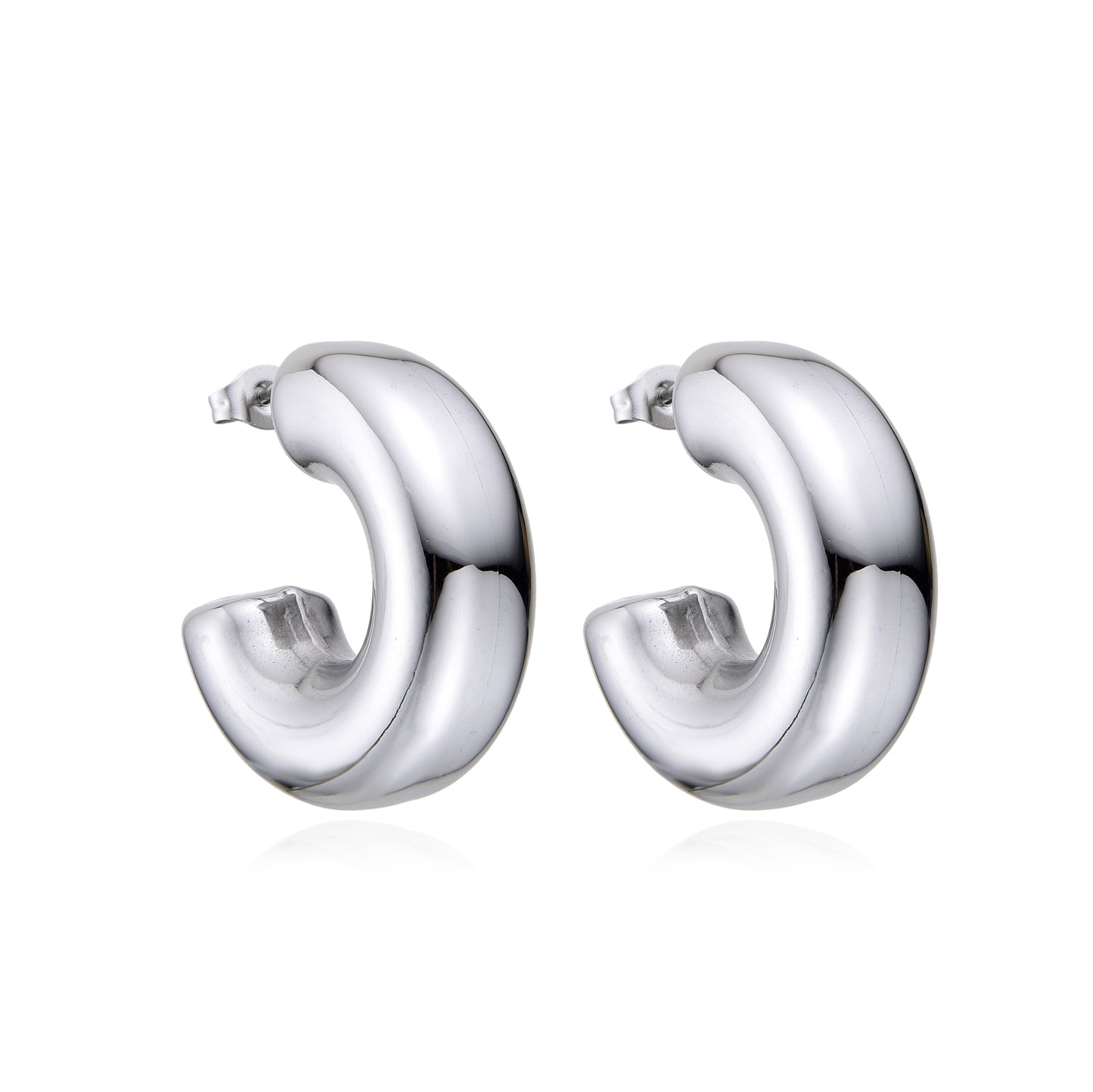 ELLA HOOPS | SILVER