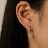 Danae Butterfly Earrings | Silver