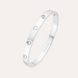 Dove Bangle | Silver