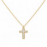 Eden Cross Necklace | Gold