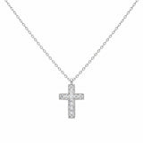 Eden Cross Necklace | Silver