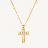 Eden Cross Necklace | Gold