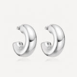 Ella Hoops | Silver