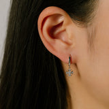 Emily Dangle Earrings | Silver