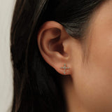 Eve Cross Earrings | Gold
