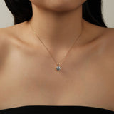 Solitaire 9mm Necklace | Gold