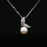 Freedom Pearl Necklace | Silver