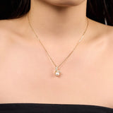 Freedom Pearl Necklace | Gold