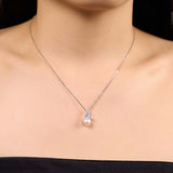 Freedom Pearl Necklace | Silver