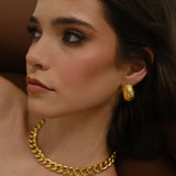 Freya Hoops | Gold